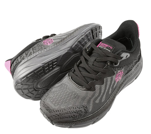 Pantofi sport, dama, GORETTI, D100-CL27209 negru, textil